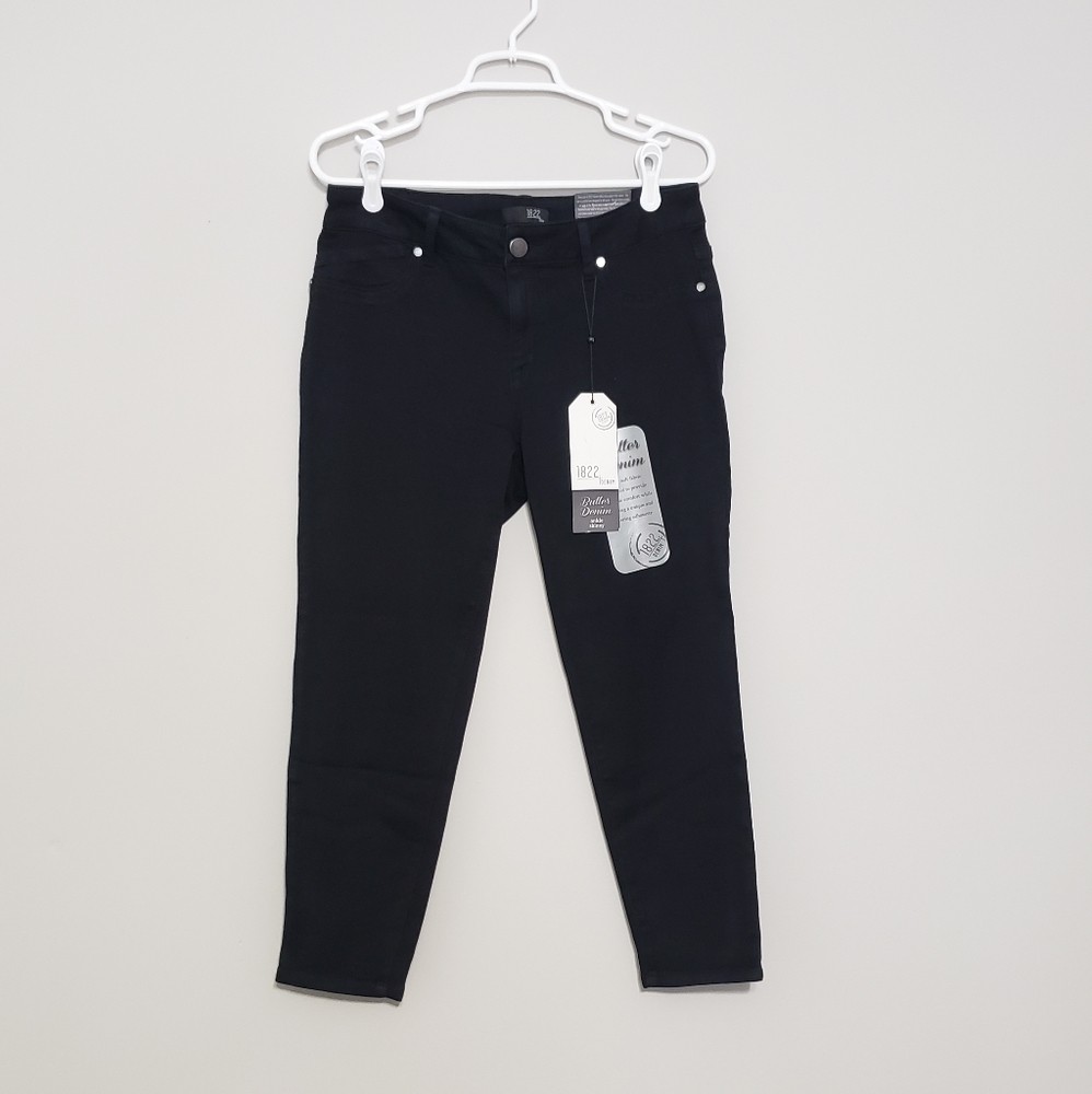 NWT 1822 Denim Ankle Skinny Butter Jeans 12 Petite